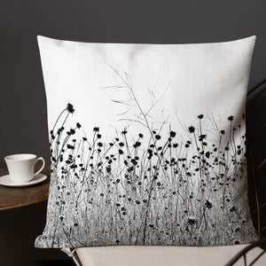 "The Flower of the Waste Land"-Premium Pillow