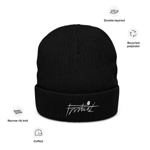 “Frrrbird”-Ribbed knit beanie