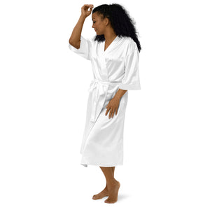 “Frrrbird”-Satin robe