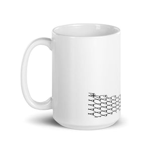 "Never Give Up"-（White glossy mug）