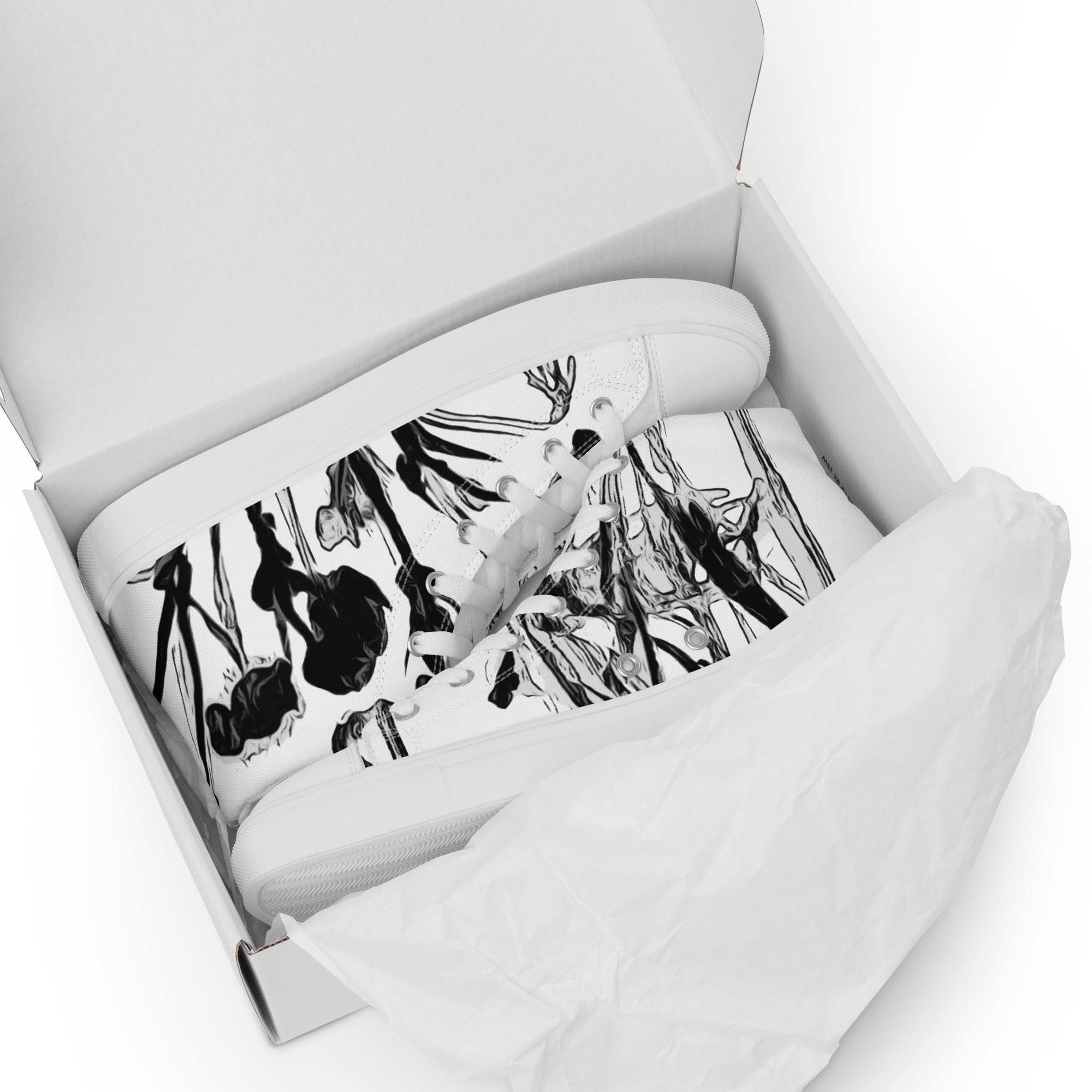 “Frrrbird”-Women’s high top canvas shoes